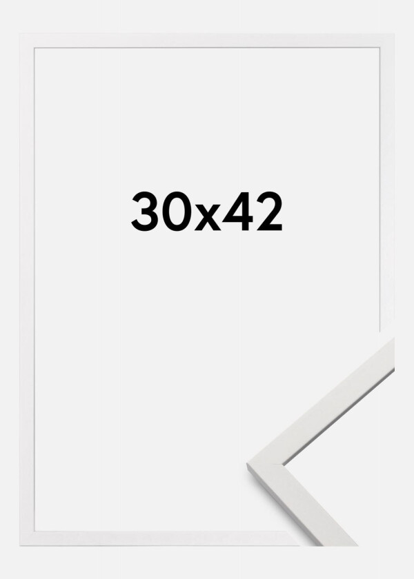 Ramme Edsbyn Akrylglass Hvit 30x42 Cm