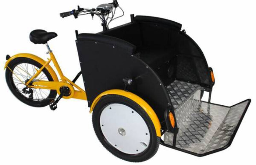 Elektrisk sykkel - Rickshaw sykkeltaxi