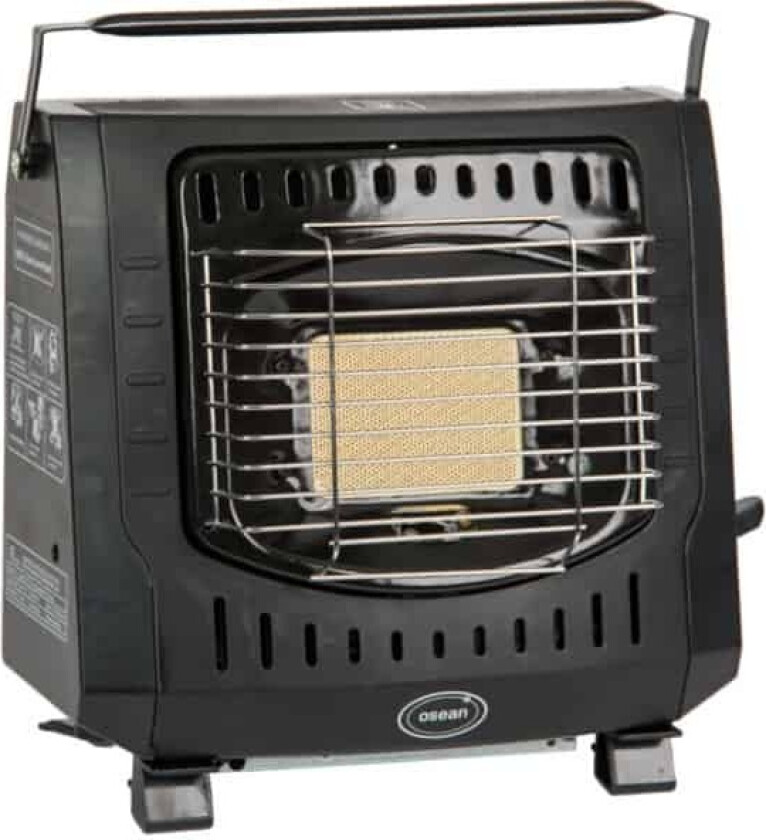 Portabel Gassovn 1200w Black Black unisex