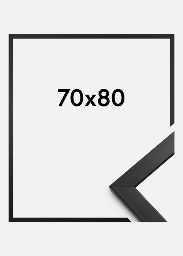 Ramme Stilren Akrylglass Svart 70x80 Cm