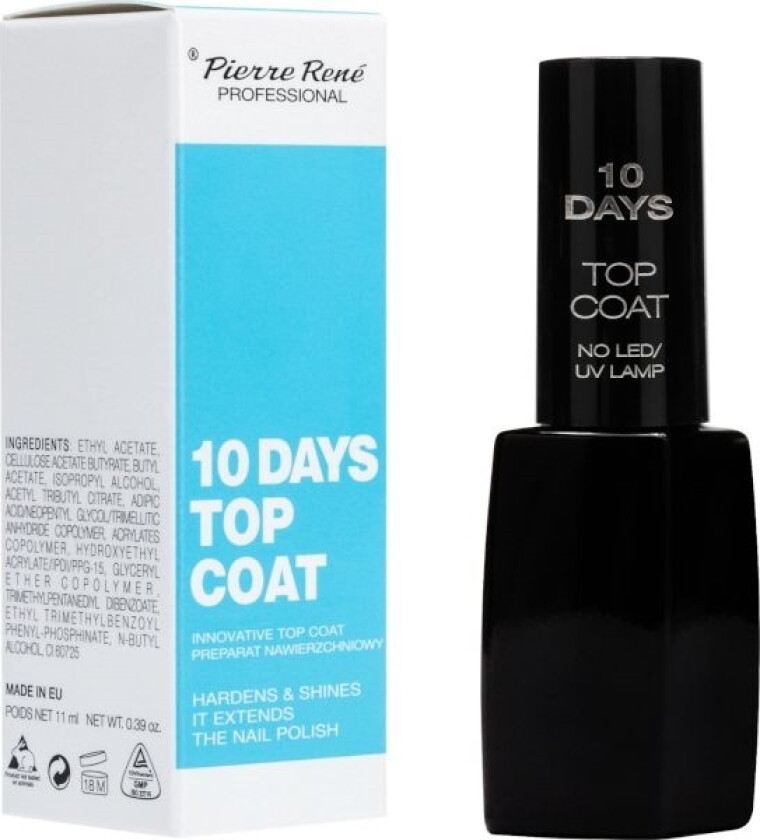 Pierre Rene Nail Polish 10 Days Top Coat
