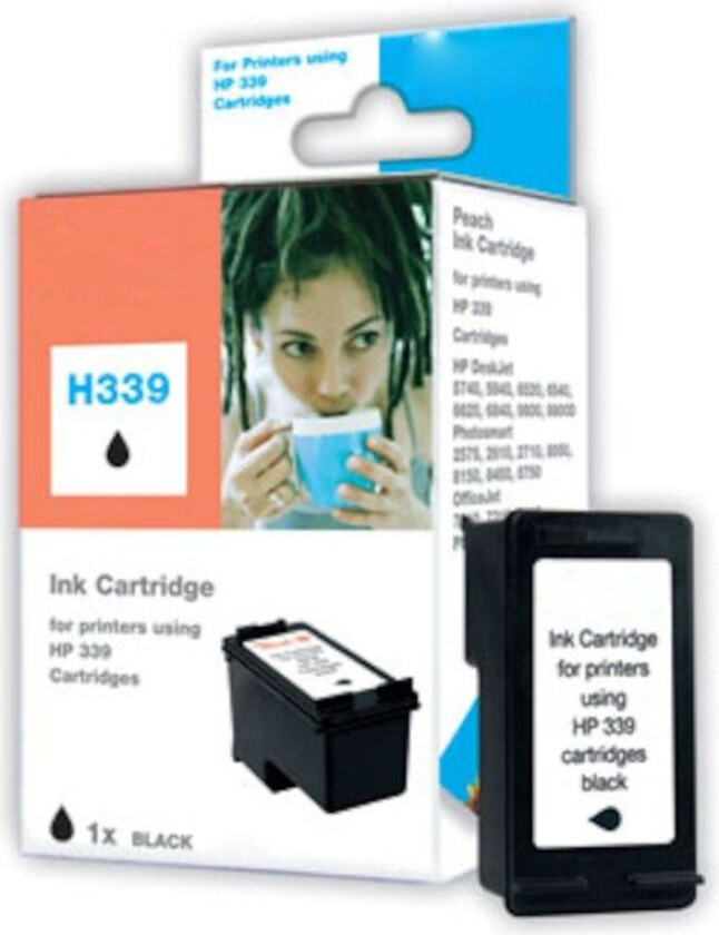 Blekkpatron tilsvarer HP 339 - Svart