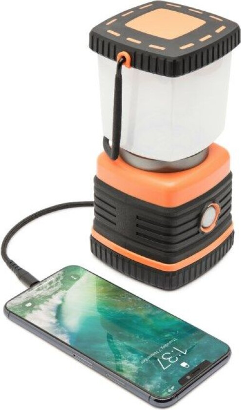 Campinglampe med powerbank 4400 mAh