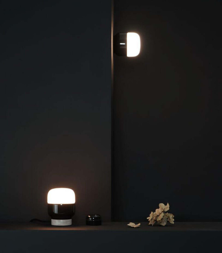 Ohm Table 100/130 svart matt opal IP20 G9 20W. 2m. kabel. 8311-200-16