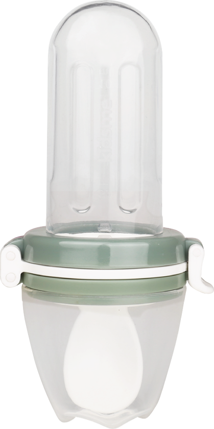 Squeezer PLUS m/skje, Grønn, 1 stk.