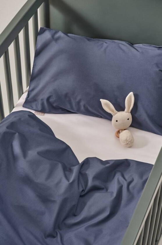 Bilde av ZACK PERCALE MINI sengesett sprinkelseng - økologisk Tordenblå