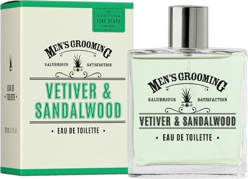 Vetiver & Sandalwood Eau De Toilette 100ml