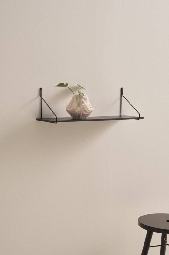 hylle - liten Black mdf / metall