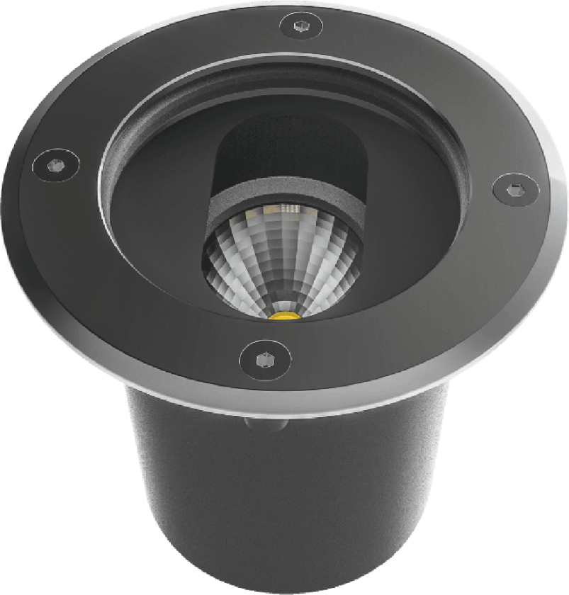 Regor uplight for innfelling 6W utendørs IP67 dimbar - Børste stål