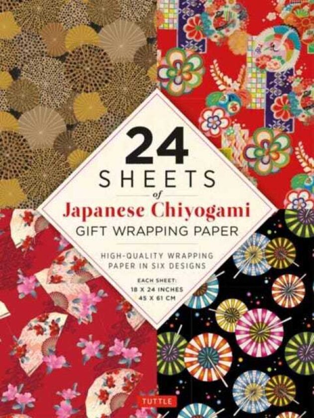 Chiyogami Patterns Gift Wrapping Paper - 24 Sheets av Tuttle Publishing