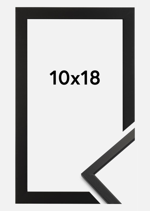 Ramme Edsbyn Akrylglass Svart 10x18 Cm