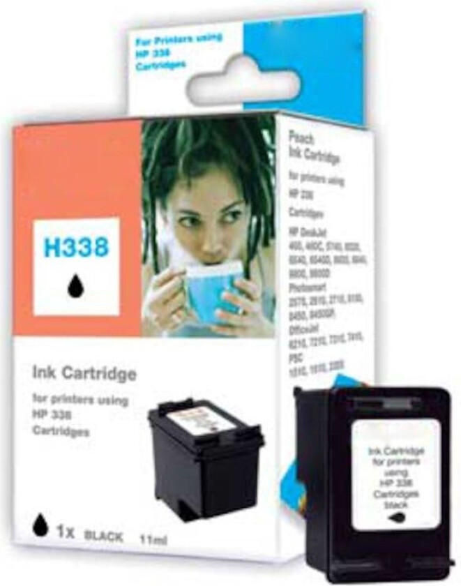 Blekkpatron tilsvarer HP 338 - Svart