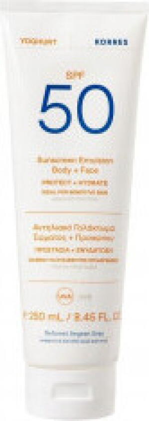 Korres Yoghurt Sun Care Face & Body Spf50 250ml