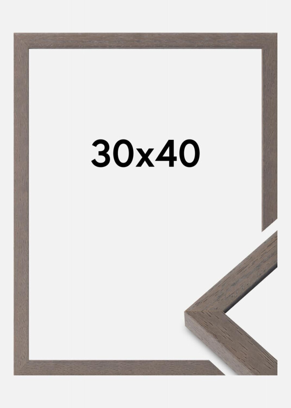 Ramme Hermes Akrylglass Grå 30x40 Cm