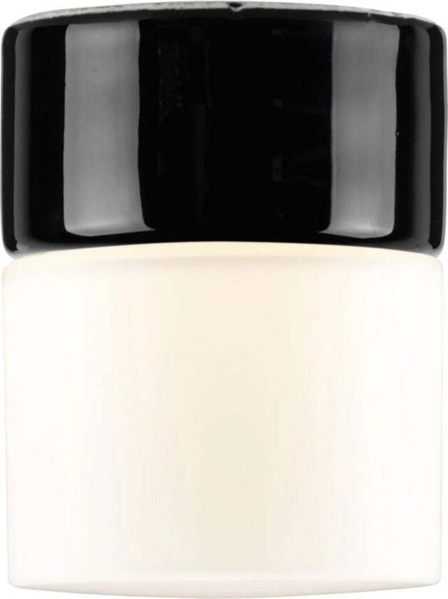 Opus 100/125 8W dimbar - Svart m/opal glass