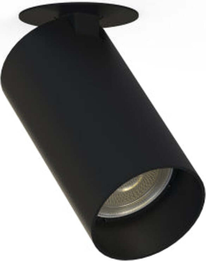 Mono enkel innfelt takspot - Svart