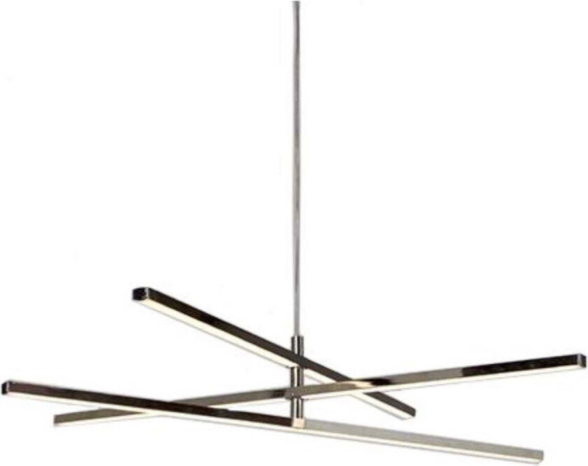 Stick takpendel 60 cm dimbar led - Krom