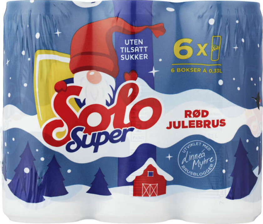 Solo Super Julebrus 0,33lx6 boks