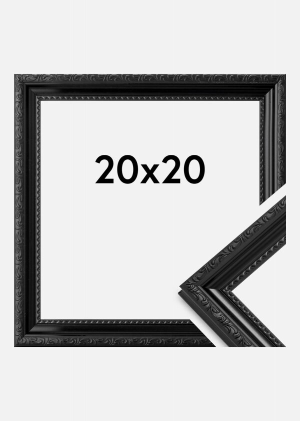 Ramme Abisko Svart 20x20 Cm