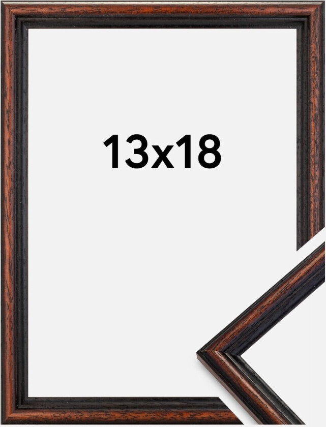 Ramme Horndal Akrylglass Valnøtt 13x18 Cm