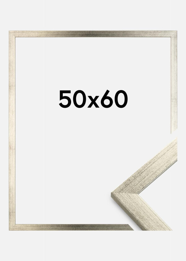 Ramme Stilren Akrylglass Sølv 50x60 Cm