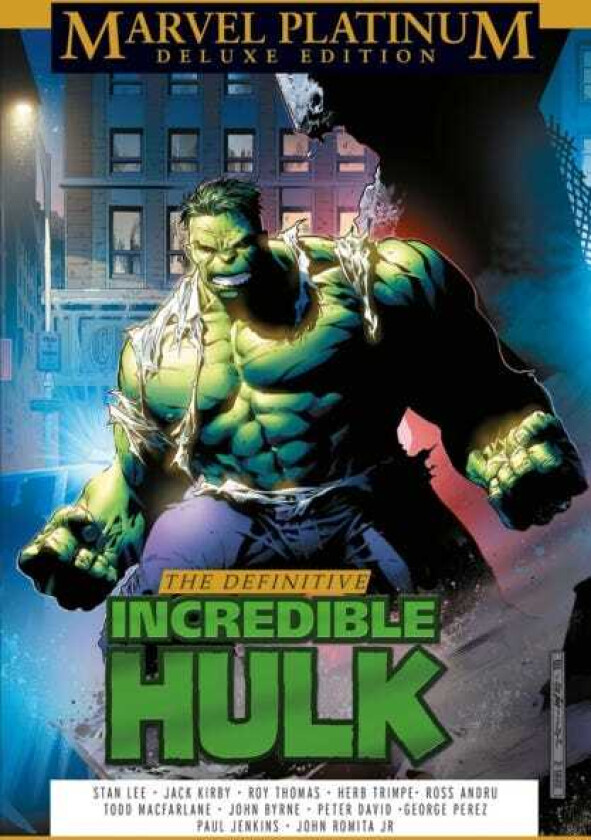 Marvel Platinum Deluxe Edition: The Definitive Incredible Hulk av Stan Lee, Roy Thomas, John Byrne