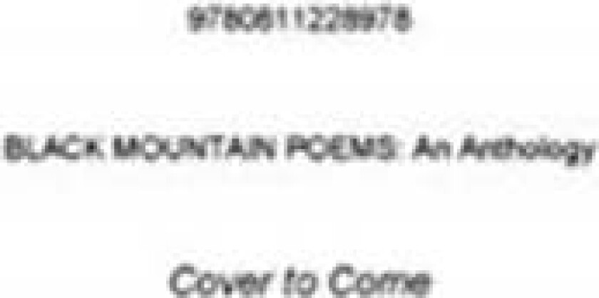 Black Mountain Poems