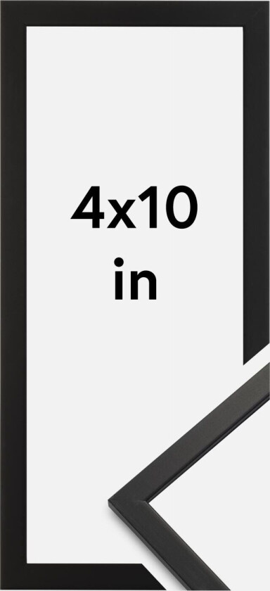 Ramme Edsbyn Svart 4x10 Inches (10,16x25,4 Cm)