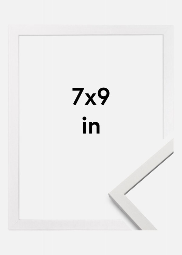 Ramme Edsbyn Akrylglass Hvit 7x9 Inches (17,78x22,86 Cm)