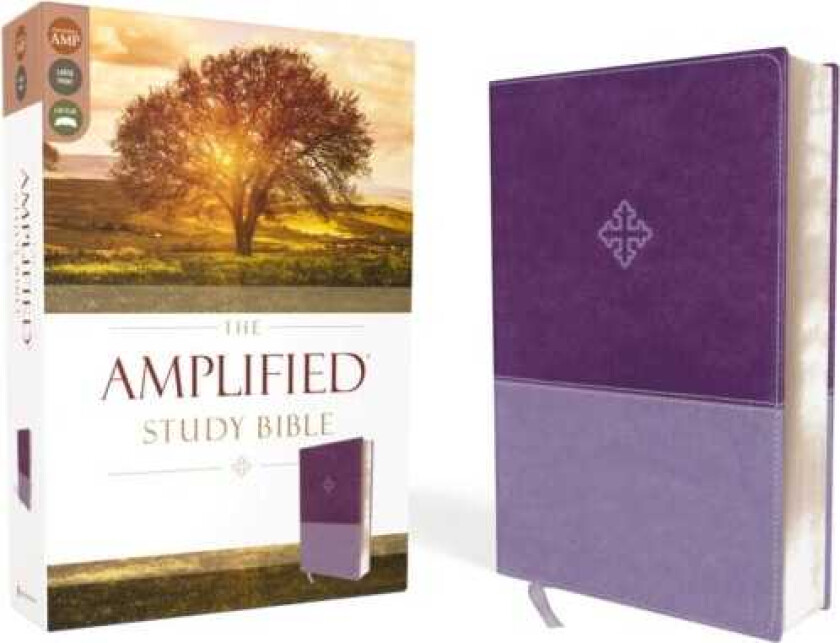 The Amplified Study Bible, Leathersoft, Purple av Zondervan