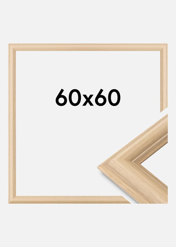 Ramme Västkusten Akrylglass Ek 60x60 Cm