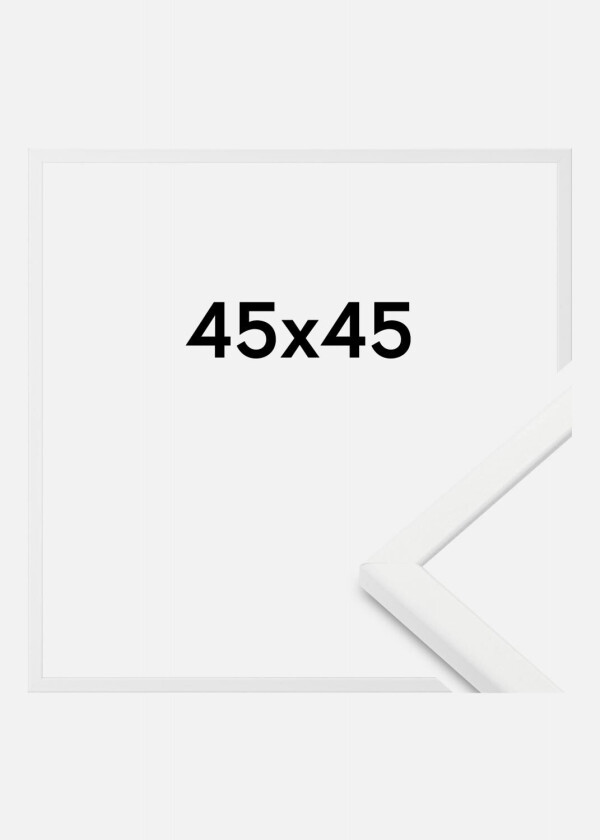 Ramme Kaspar Akrylglass Hvit 45x45 Cm