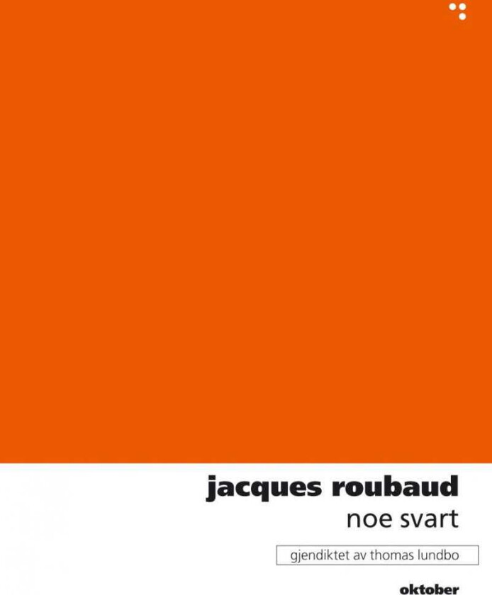 Noe svart av Jacques Roubaud