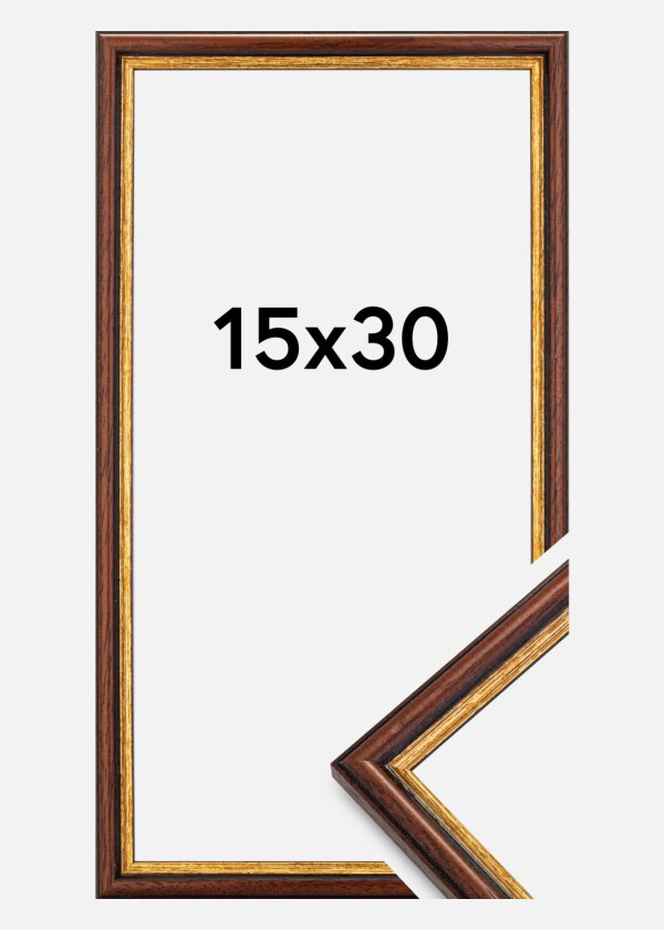 Ramme Horndal Akrylglass Brun 15x30 Cm