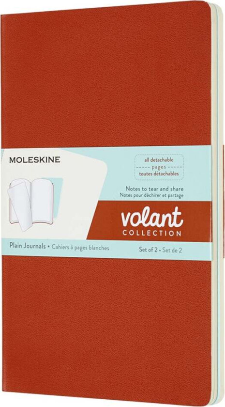 Notatbok Volant 2pk L Blank