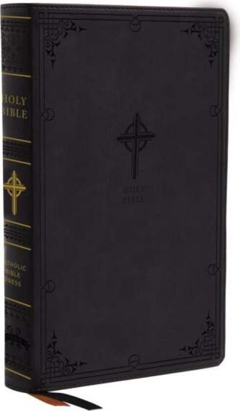 NABRE, New American Bible, Revised Edition, Catholic Bible, Large Print Edition, Leathersoft, Black, av Catholic Bible Press