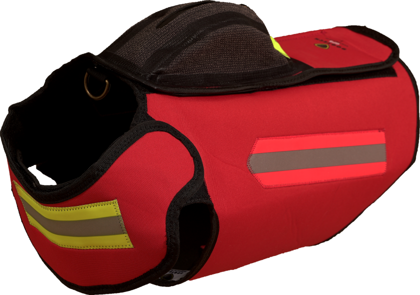 GPS Vest XXL, Hivis Red