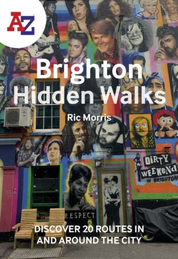 A -Z Brighton Hidden Walks av Ric Morris, A-Z Maps