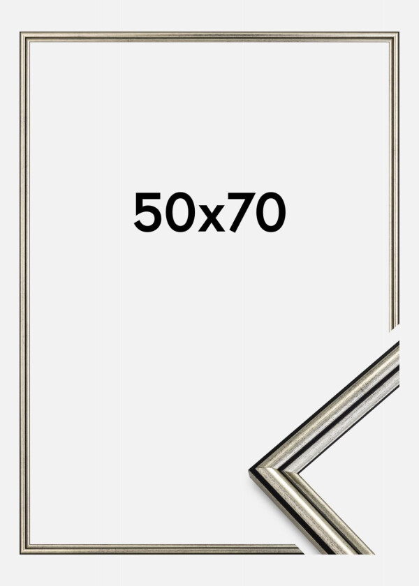 Ramme Horndal Akrylglass Sølv 50x70 Cm