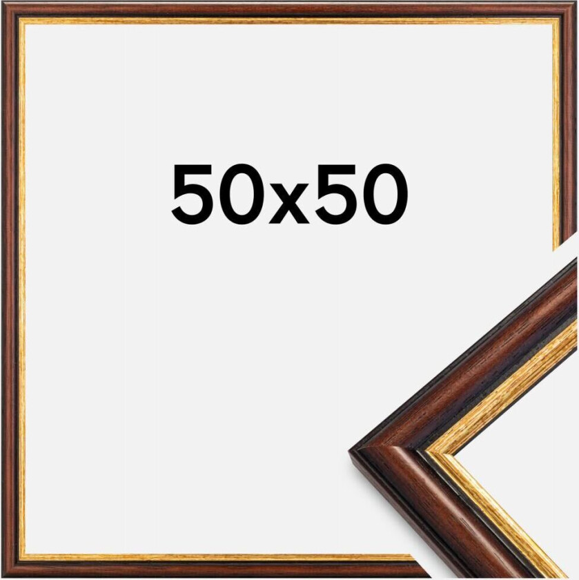 Ramme Siljan Brun 50x50 Cm