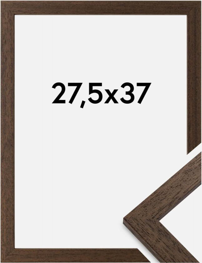 Ramme Brown Wood Akrylglass 27,5x37 Cm