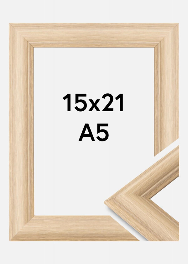Ramme Västkusten Akrylglass Ek 15x21 Cm (A5)