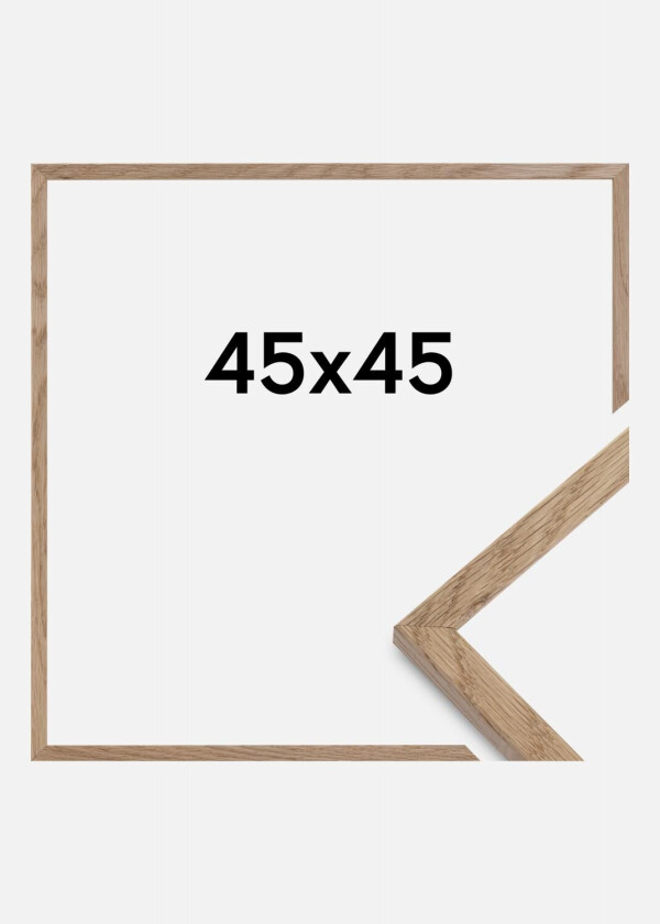Ramme Kaspar Akrylglass Eik 45x45 Cm