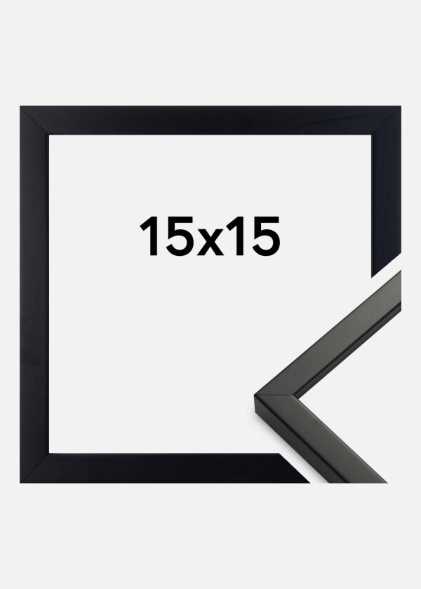 Ramme Exklusiv Svart 15x15 Cm