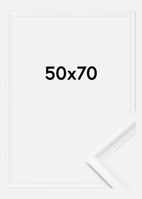 Ramme Gala Akrylglass Hvit 50x70 Cm