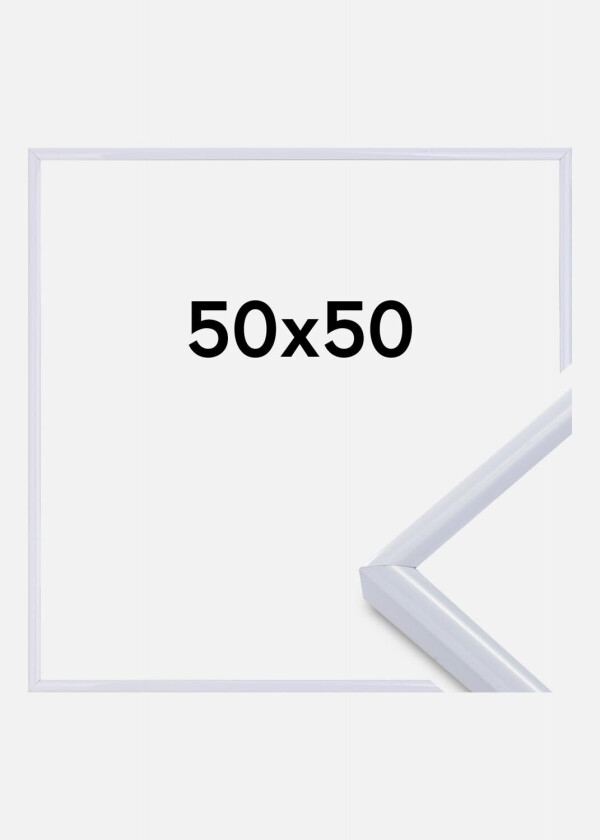 Ramme Victoria Akrylglass Hvit 50x50 Cm
