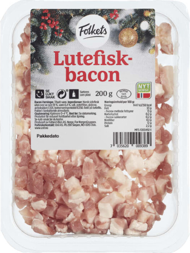 Lutefiskbacon 200g