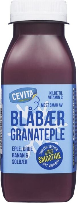 Smoothie Blåbær og Granateple 250ml