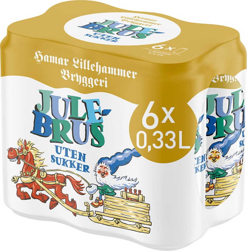 Julebrus Lett 0,33lx6 boks