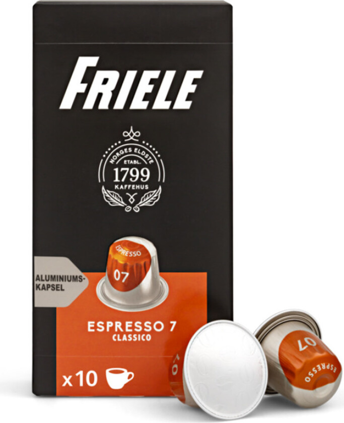 Friele Kaffekapsler Espress 7 Utz 10stk